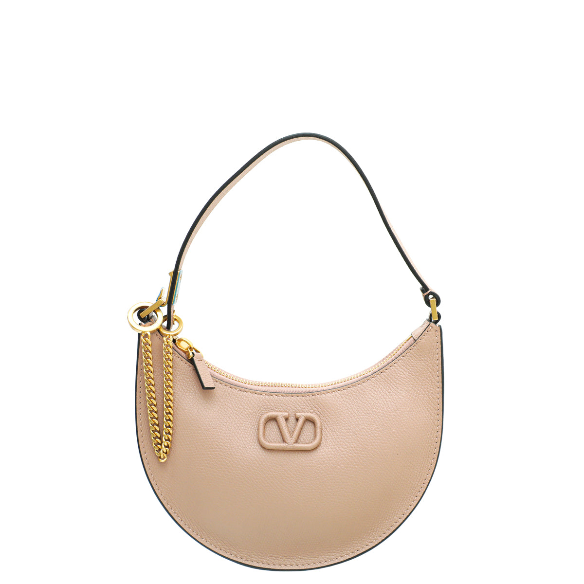 Valentino Rose Cannelle VLogo Hobo Mini Bag-Valentino-THE CLOSET