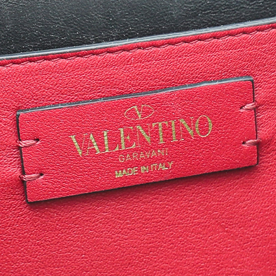 Valentino White VLOGO Flap Small Bag