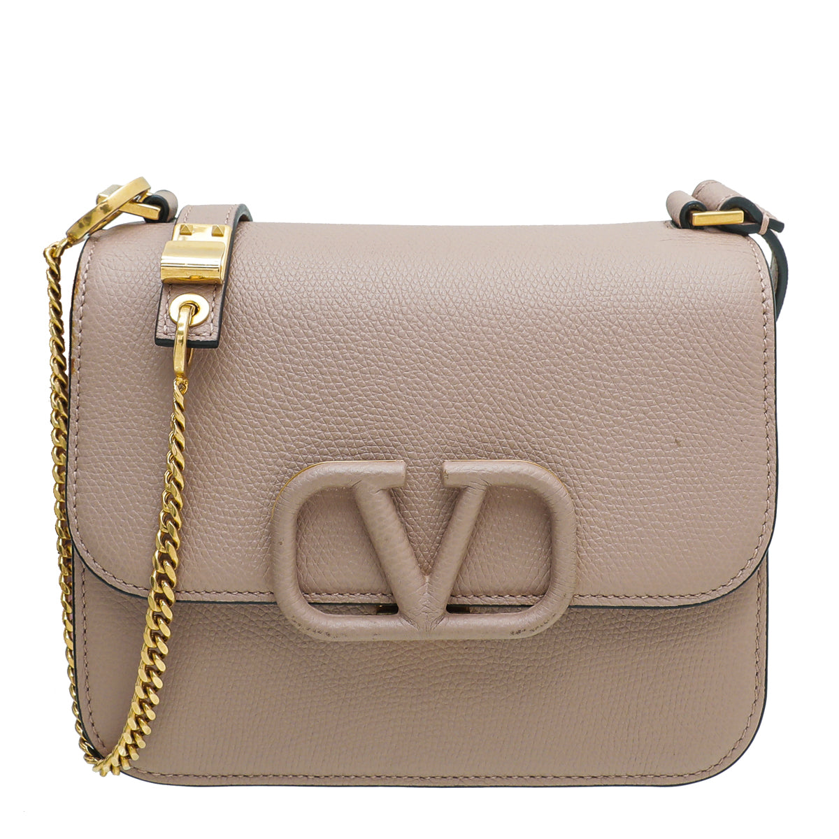 Valentino Poudre VLOGO Small Flap Bag-Valentino-THE CLOSET