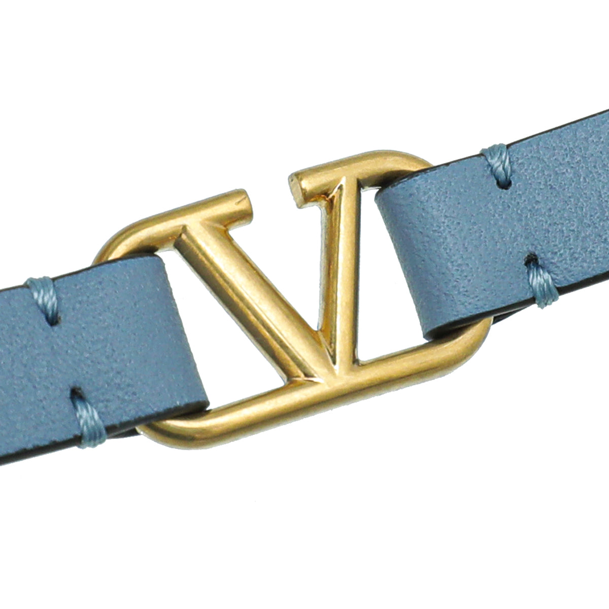 Valentino Grayish Blue VLogo Bracelet