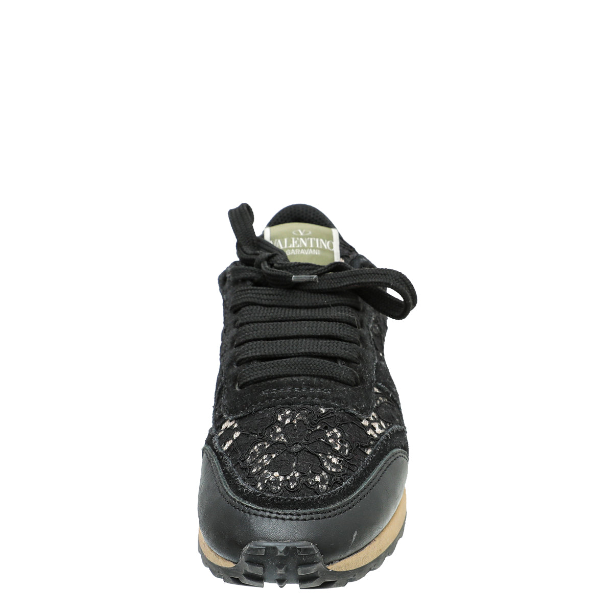 Valentino Tricolor Lace Rockrunner Sneakers 35-Valentino-THE CLOSET