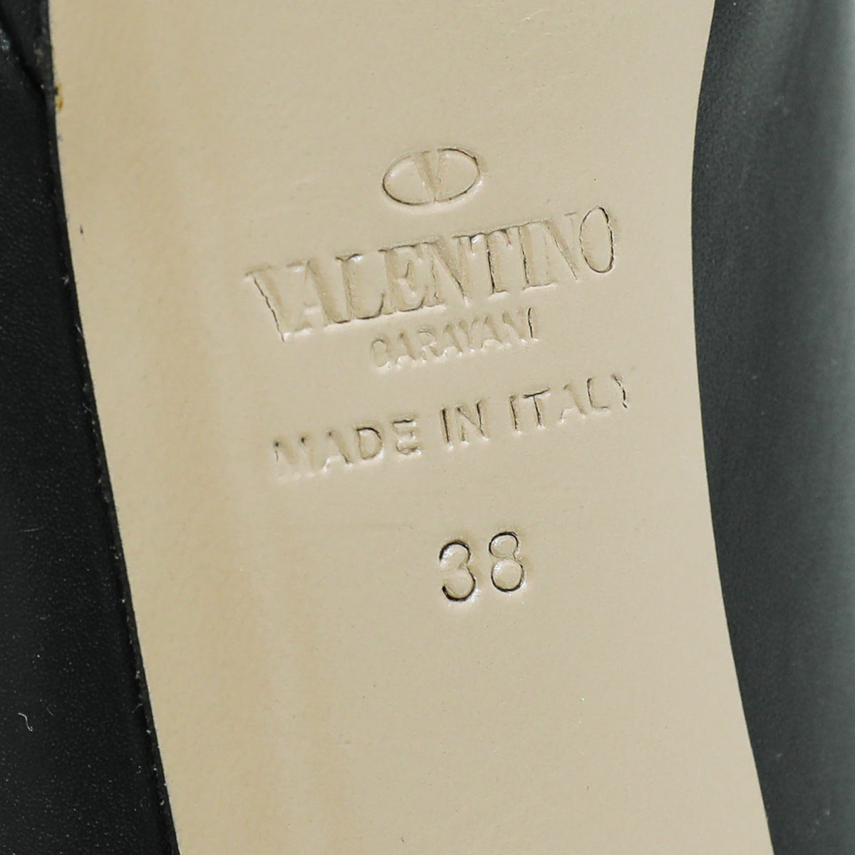 Valentino Bicolor Rockstud Crisscross Peep Toe Platform Pumps 38