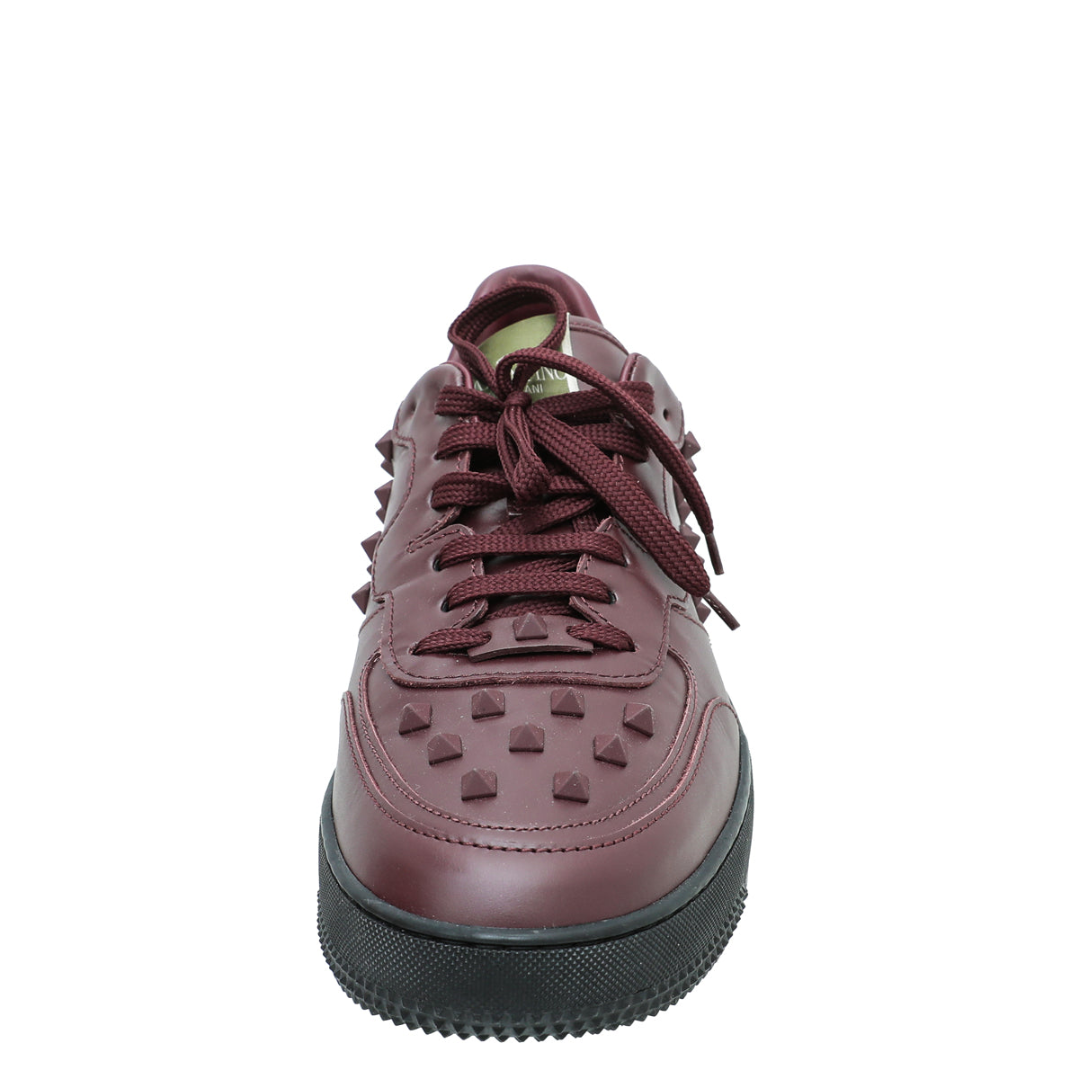 Valentino Burgundy Rock Be Low Top Men Sneakers 45-Prada-THE CLOSET