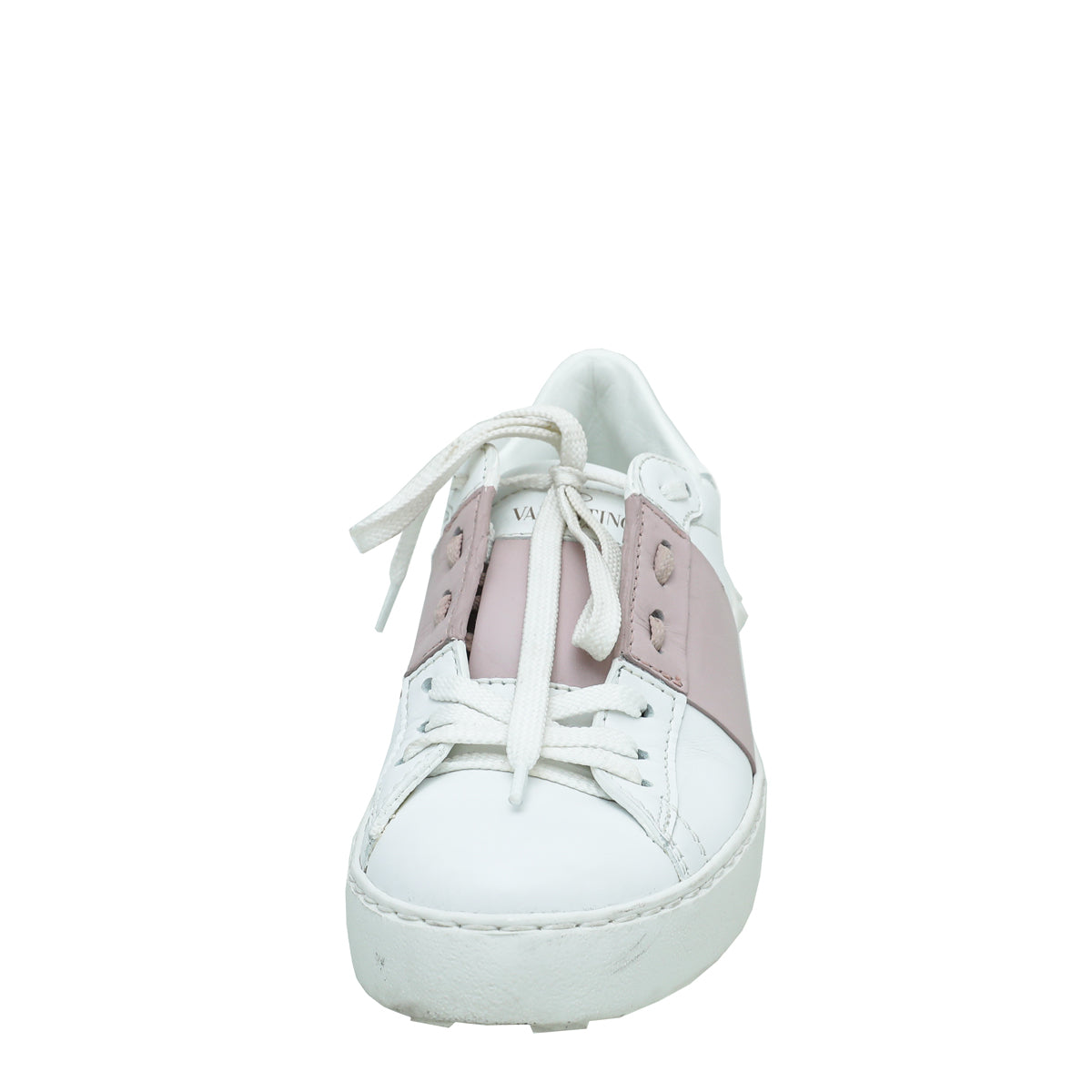 Valentino Bicolor Rockstud Open Sneaker 35-Valentino-THE CLOSET