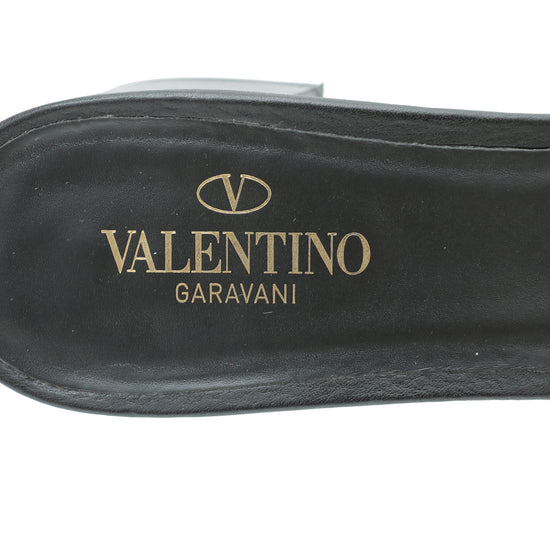 Valentino Black VLOGO Slide Mules 41