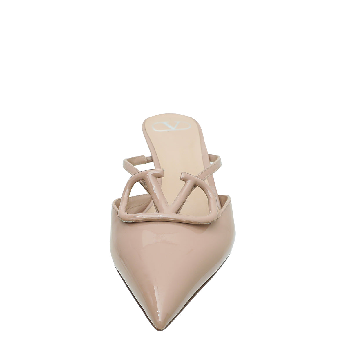 Valentino Nude VLogo 40 Mules 38.5-Valentino-THE CLOSET