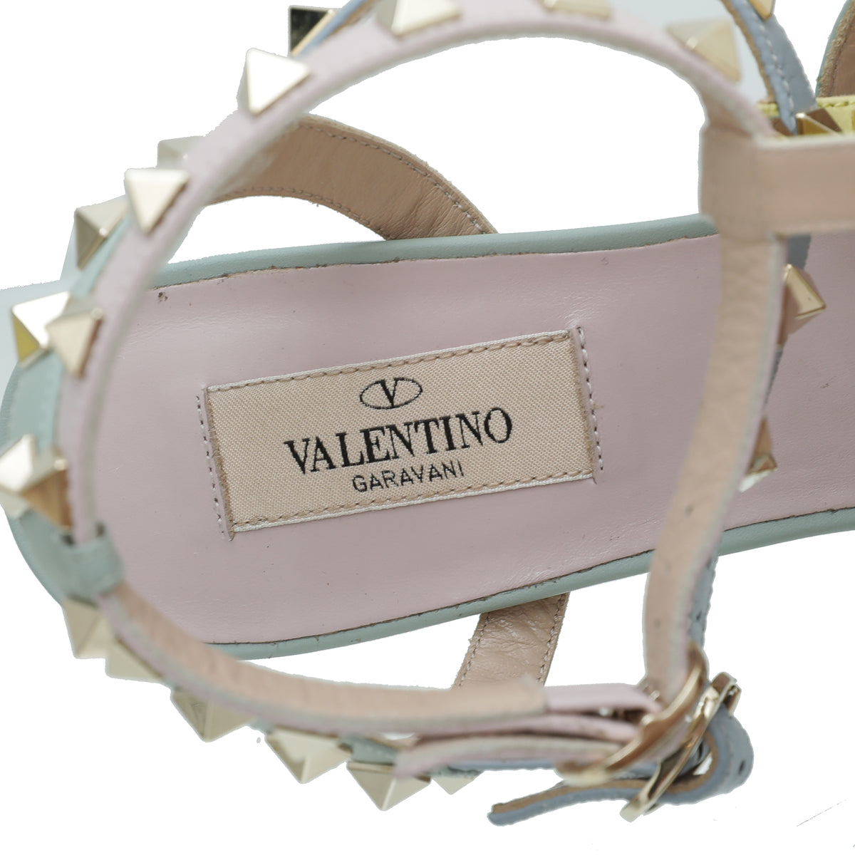 Valentino Rockstud Caged Slingback Ankle Strap 37.5