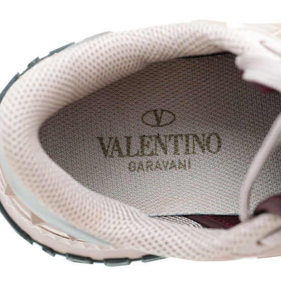 Valentino Bicolor Camo Rockrunner Platform Sneakers 38.5