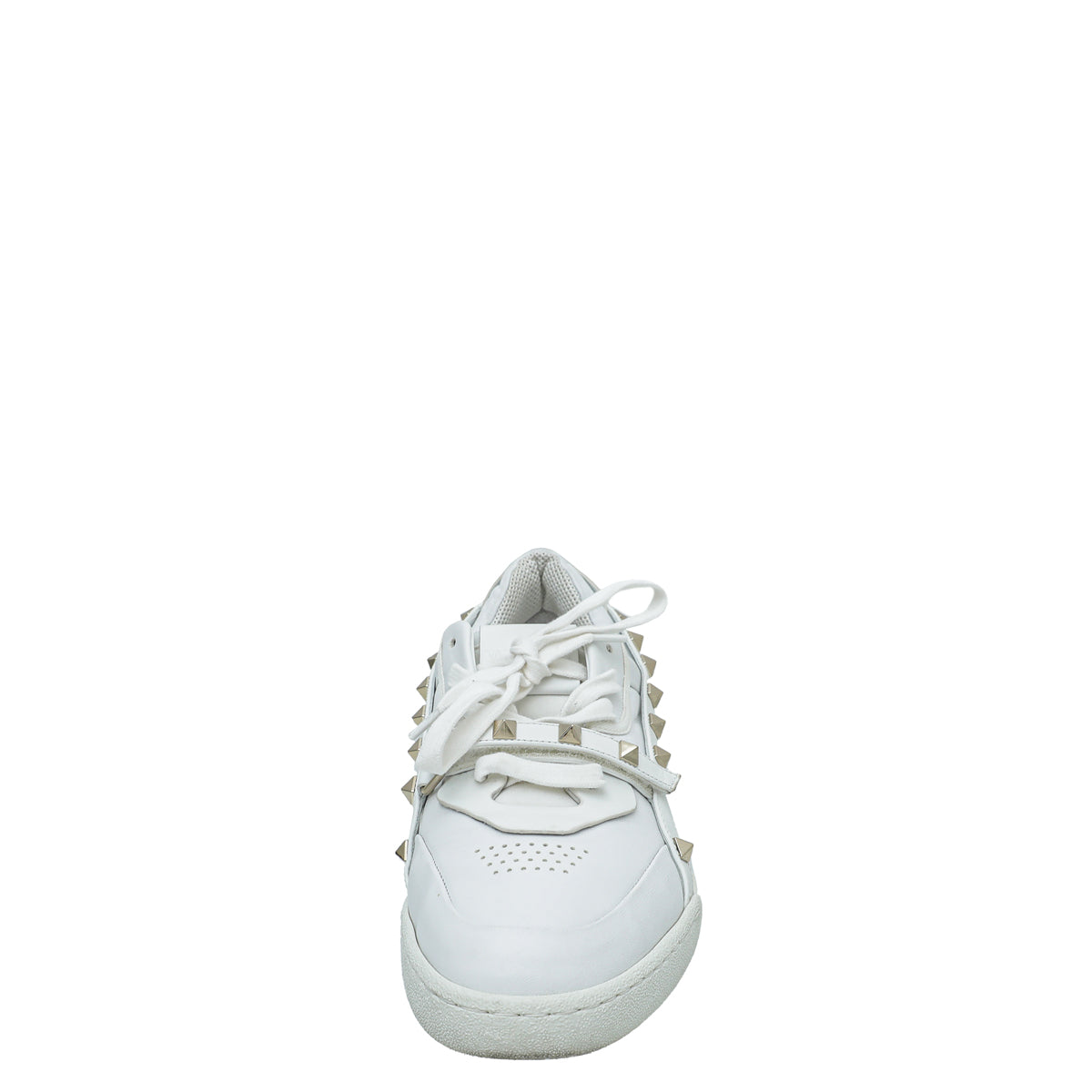 Valentino White Rockstud Armour Sneakers 39
