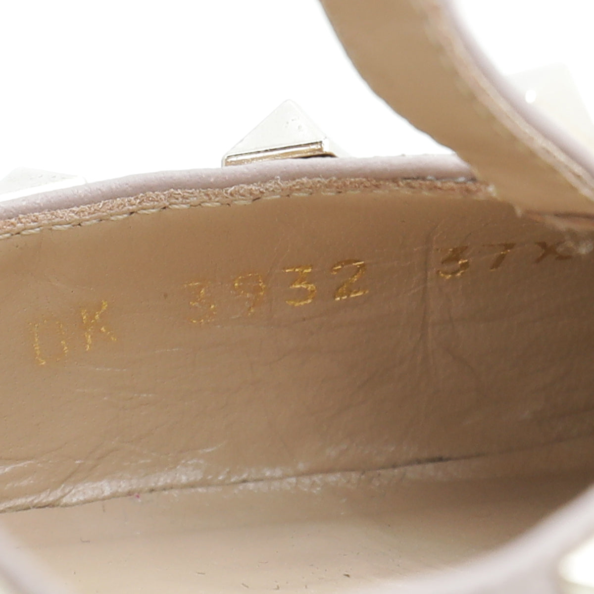 Valentino Bicolor Rockstud Caged Ankle Strap Pump 37.5-Valentino-THE CLOSET