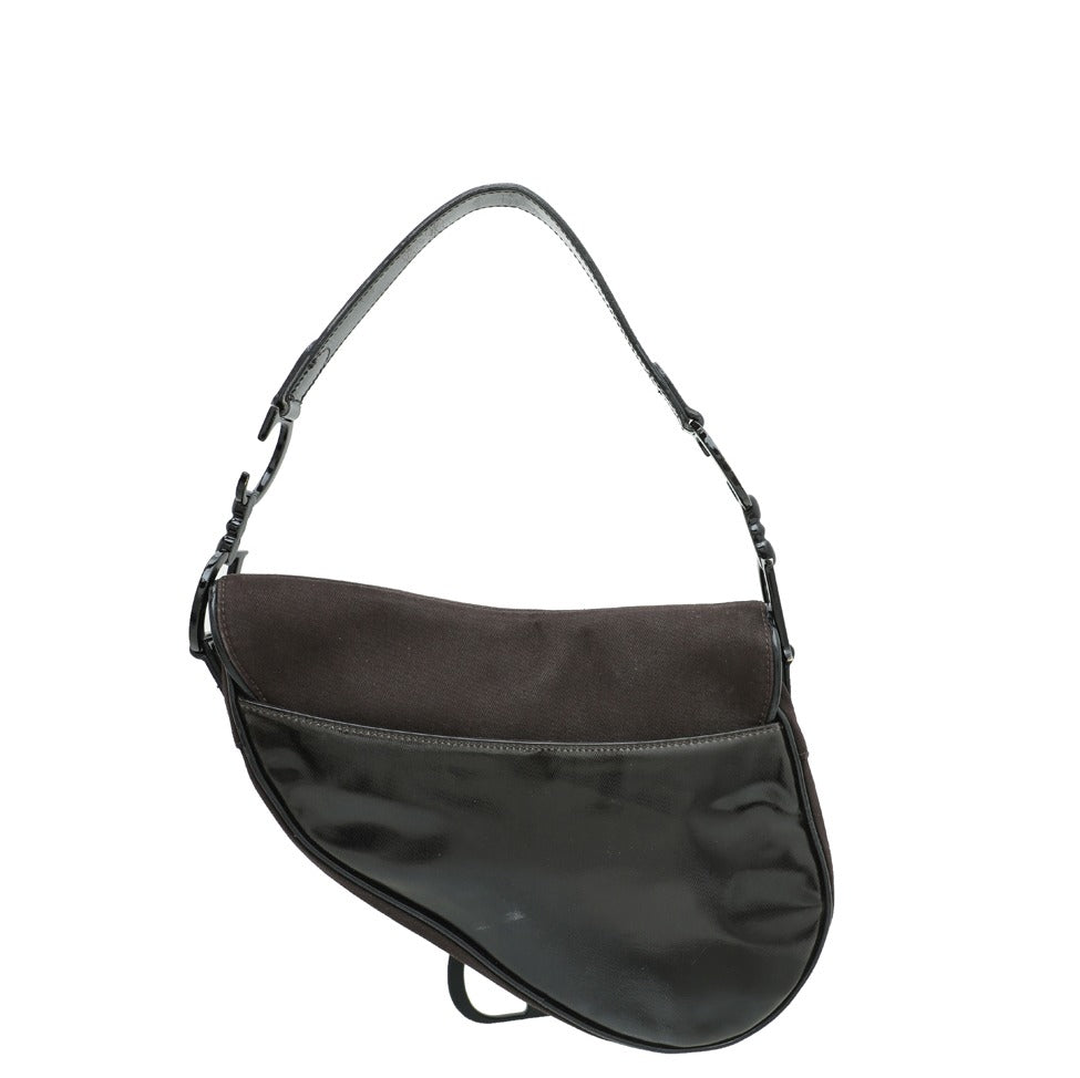 Christian Dior Bicolor Saddle Medium Bag-Christian Dior-THE CLOSET