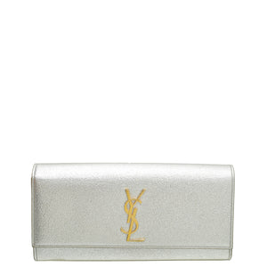 YSL Metallic Gold Monogram Monogram Classic Cassandre Clutch