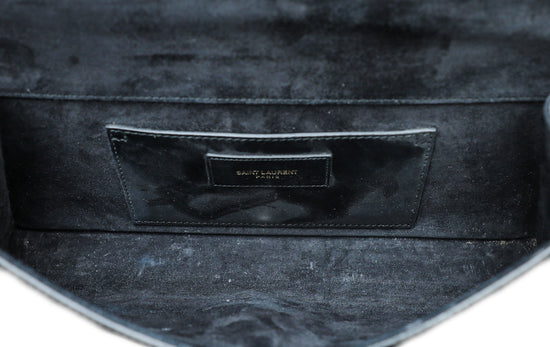 YSL Black Monogram Classic Clutch