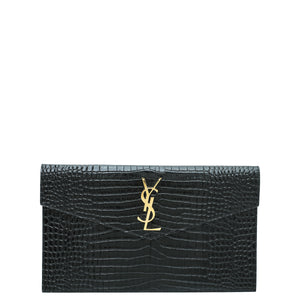 ysl Black Croco منقوش Uptown Bacous