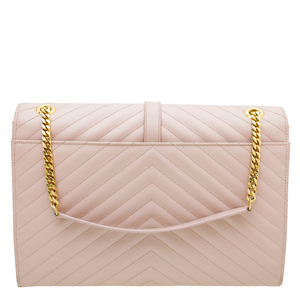 YSL Pink Monogram Satchel Flap Bag-YSL-THE CLOSET