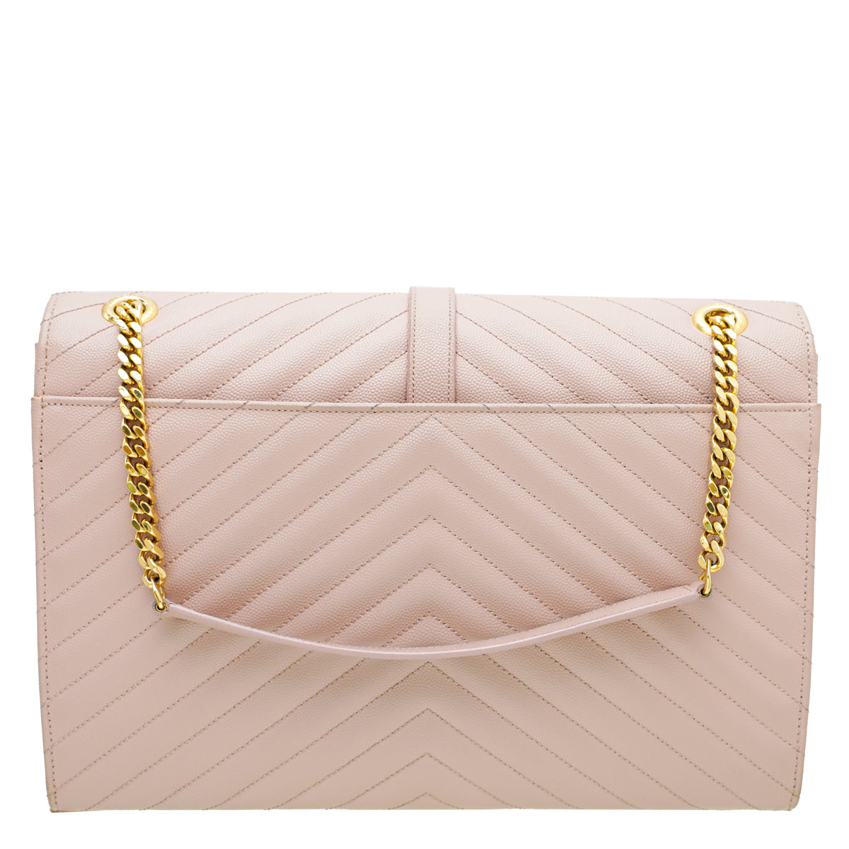 YSL Pink Monogram Satchel Flap Bag