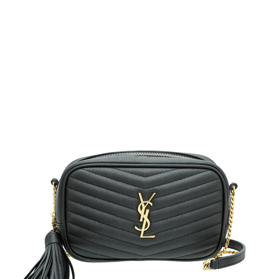 YSL Black Mini Lou Camera Bag-YSL-THE CLOSET