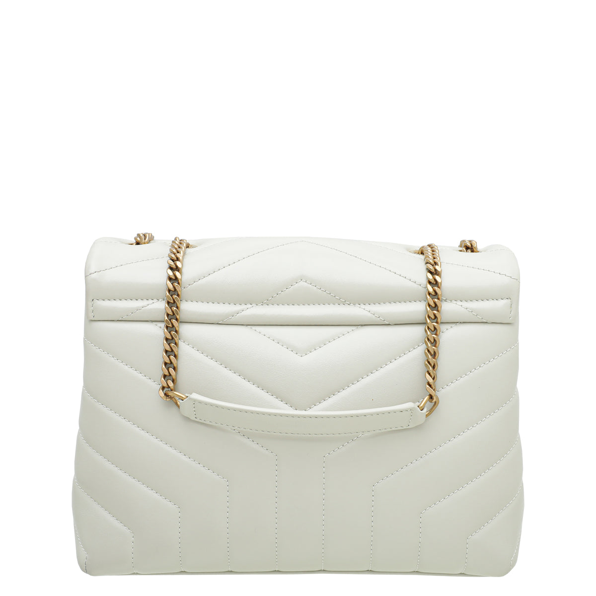 YSL Blanc Vintage Loulou Small Flap Bag-YSL-THE CLOSET