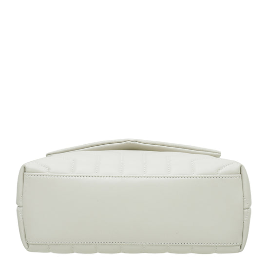 Yves Saint Laurent, Bags, 45 Ysl Mini Lou Quilted Leather Camera Bag  Blanc Vintage Read Description