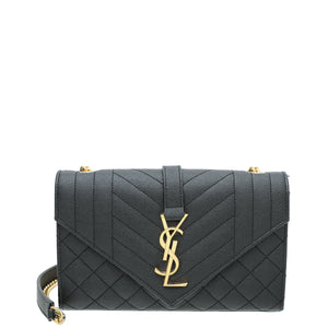 ysl monogram black mix mix quilted chain bag bag bage