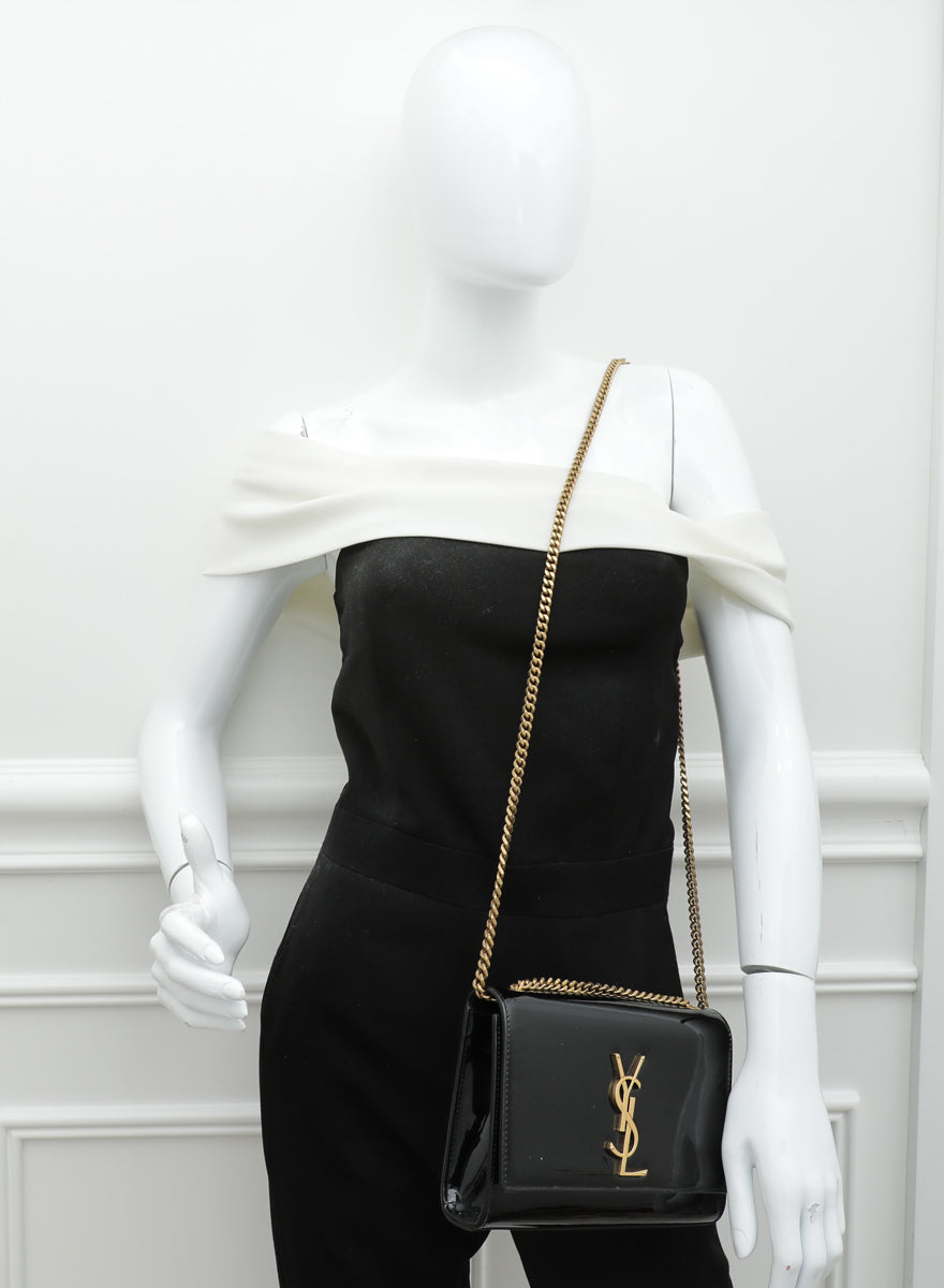 YSL Black Kate Small Chain Bag