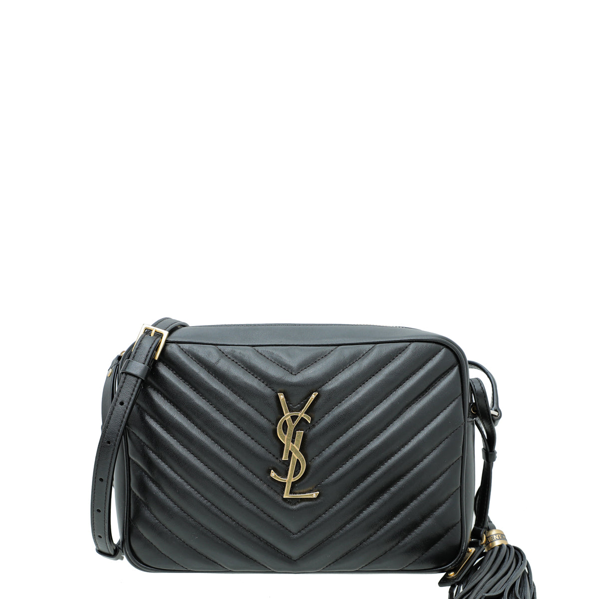 YSL Black Monogram Lou Camera Bag-YSL-THE CLOSET