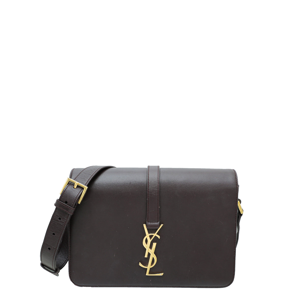 YSL Burgundy Monogram Universite Bag-YSL-THE CLOSET