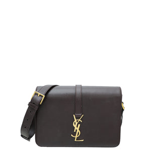 ysl burgundy monogram bage