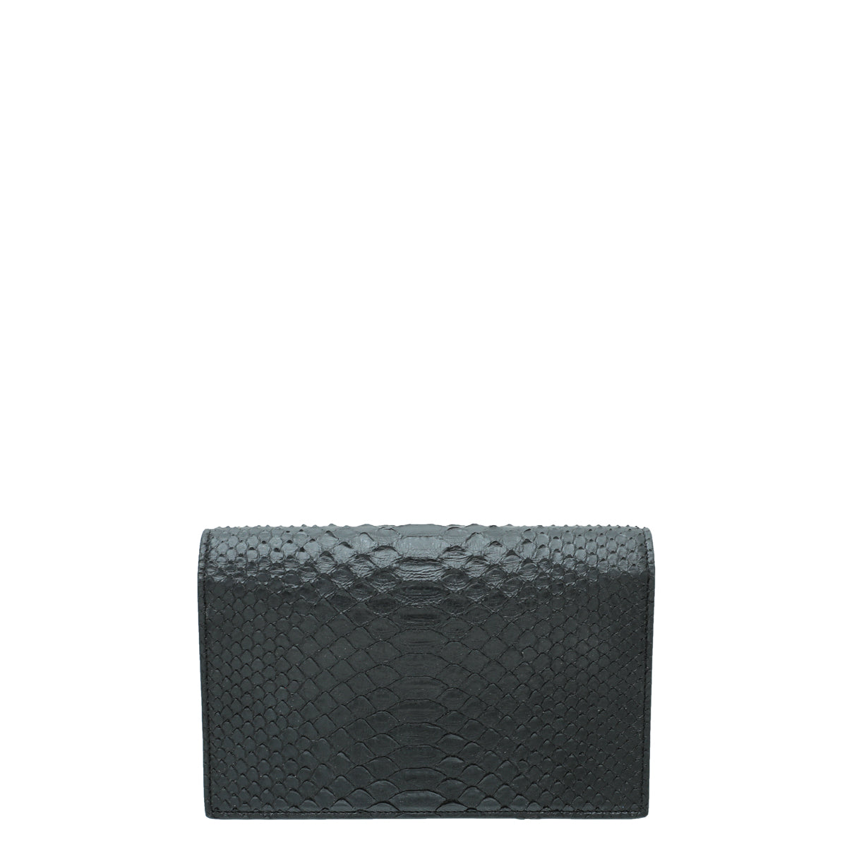 YSL Black Python Kate Tassel Small Chain Wallet-YSL-THE CLOSET