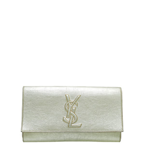 YSL Metallic Gold Belle de Jour Clutch