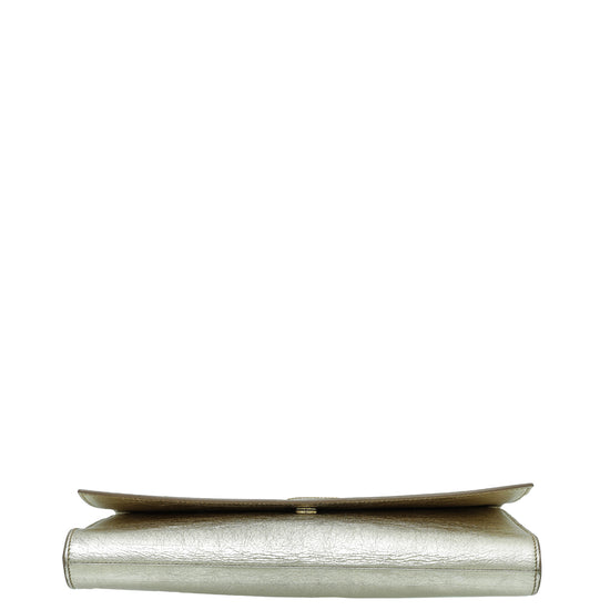 YSL Metallic Gold Belle De Jour Clutch