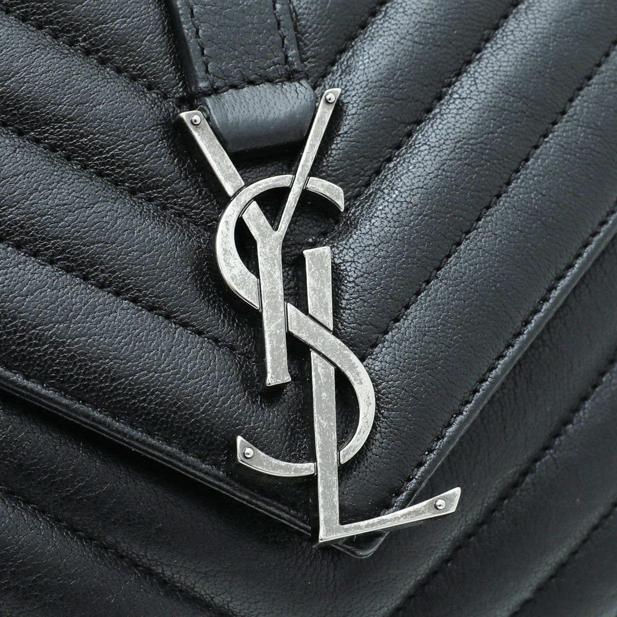 Ysl Monogram Pattern YSL Black Monogram College Medium Bag – THE CLOSET