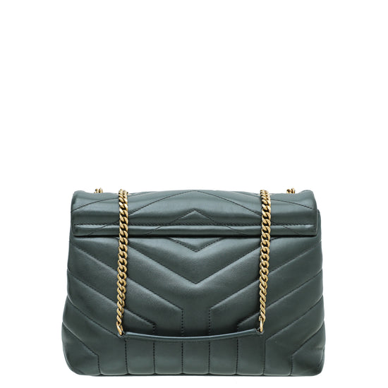 YSL Forest Green Loulou Small Bag