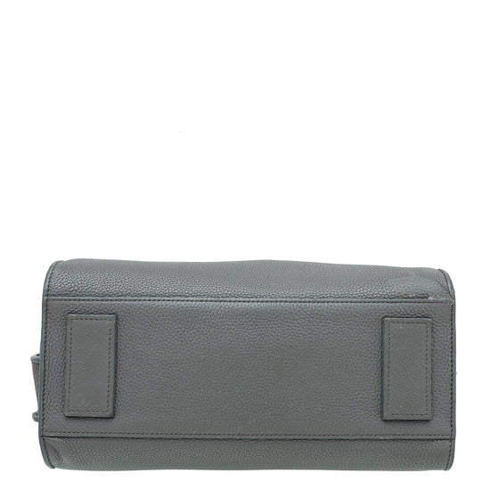 YSL Grey Sac De Jour Souple Baby Bag