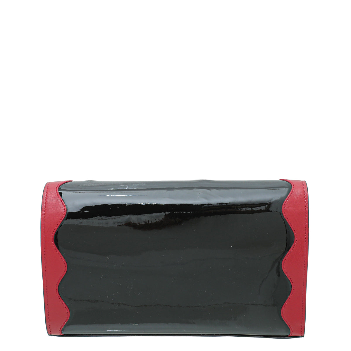 YSL Black Multicolor Butterfly Cutout Wallet on Chain