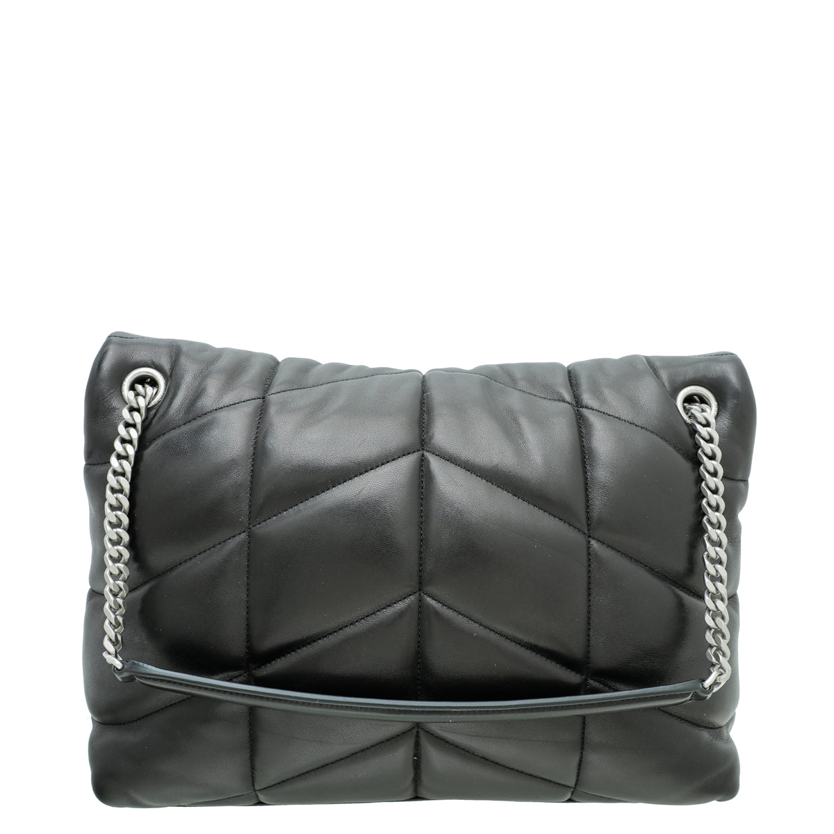 YSL Black Monogram Puffer Flap Medium Bag-YSL-THE CLOSET