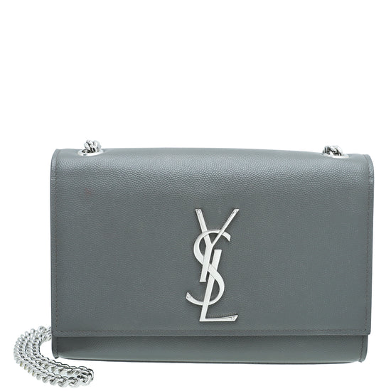 YSL Grey Monogram Kate Small Bag