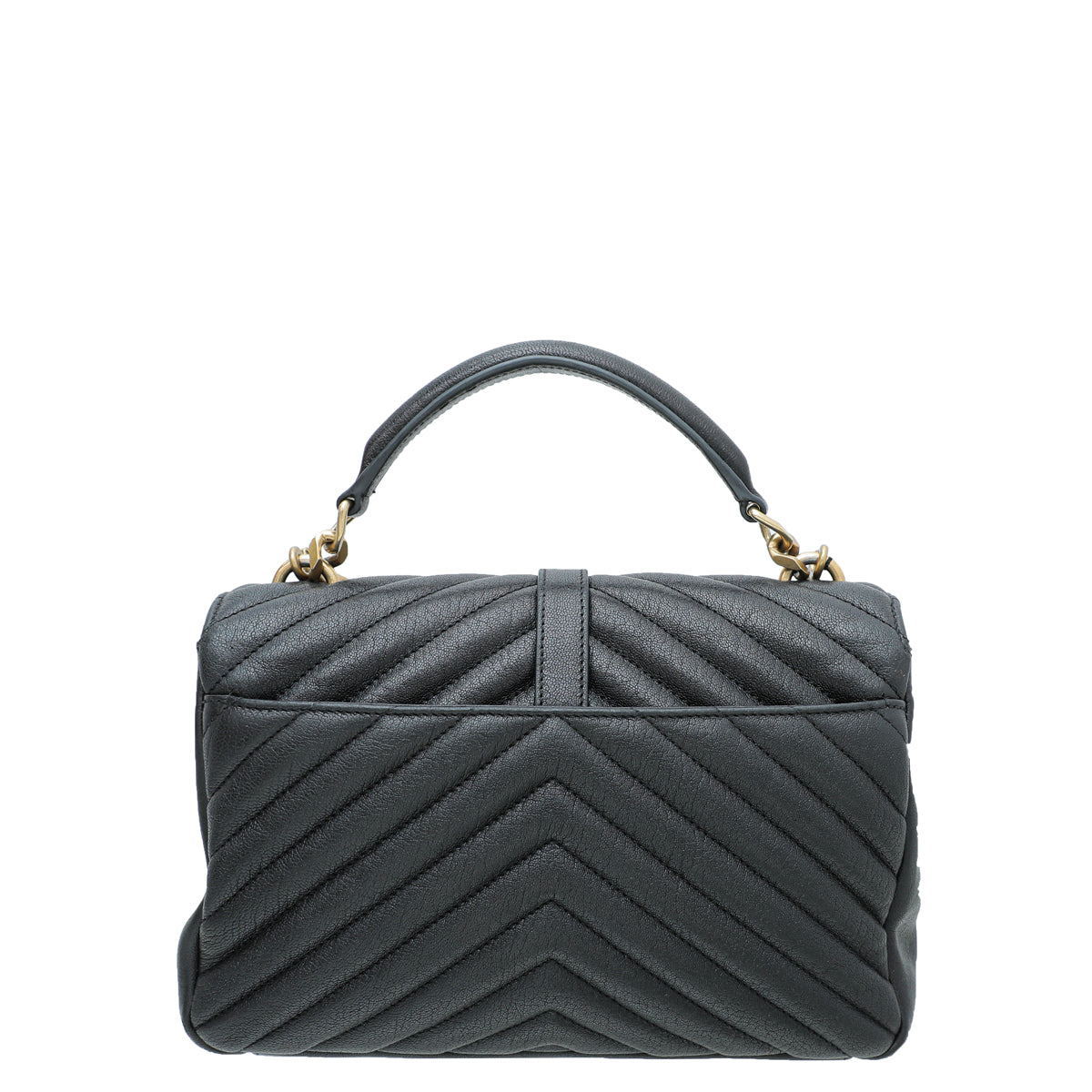 YSL Black Monogram College Medium Bag-YSL-THE CLOSET