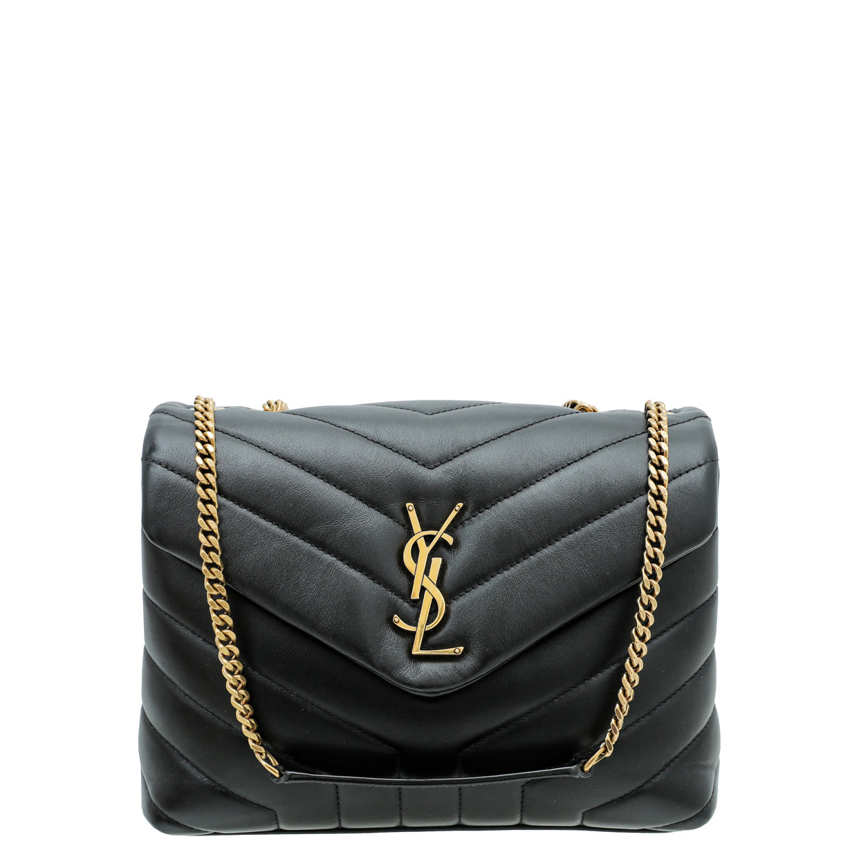 YSL Black Loulou Small Chain Bag-YSL-THE CLOSET