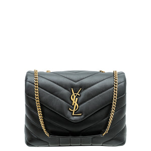 ysl black loulou حقيبة سلسلة صغيرة