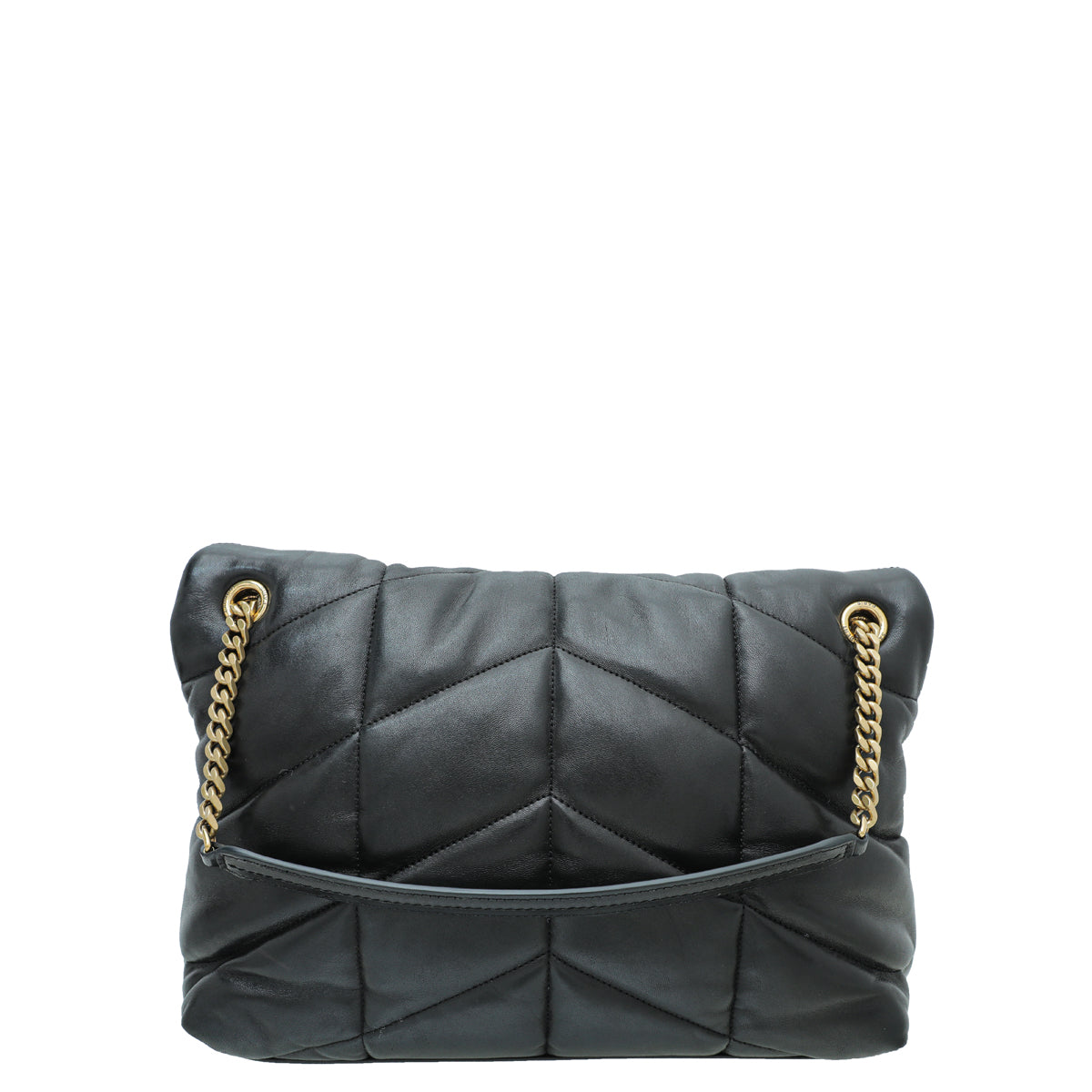 YSL Black Loulou Puffer Large Flap Chain Bag-YSL-THE CLOSET