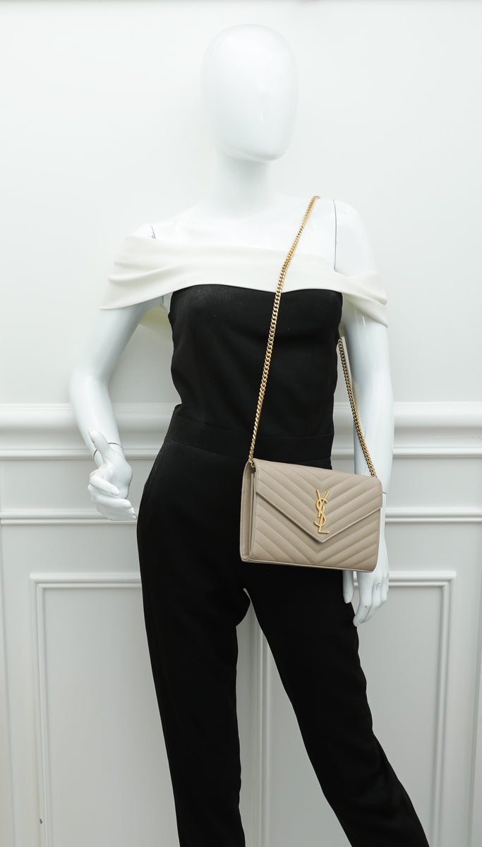 Ysl chain wallet beige Outlet