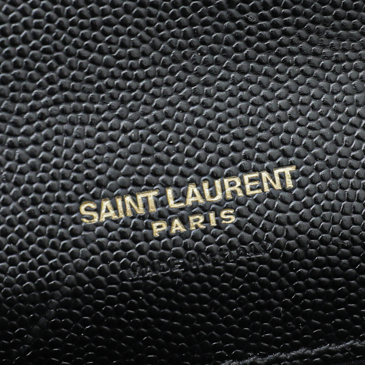 YSL Black Monogram Cassandre Flap Pouch