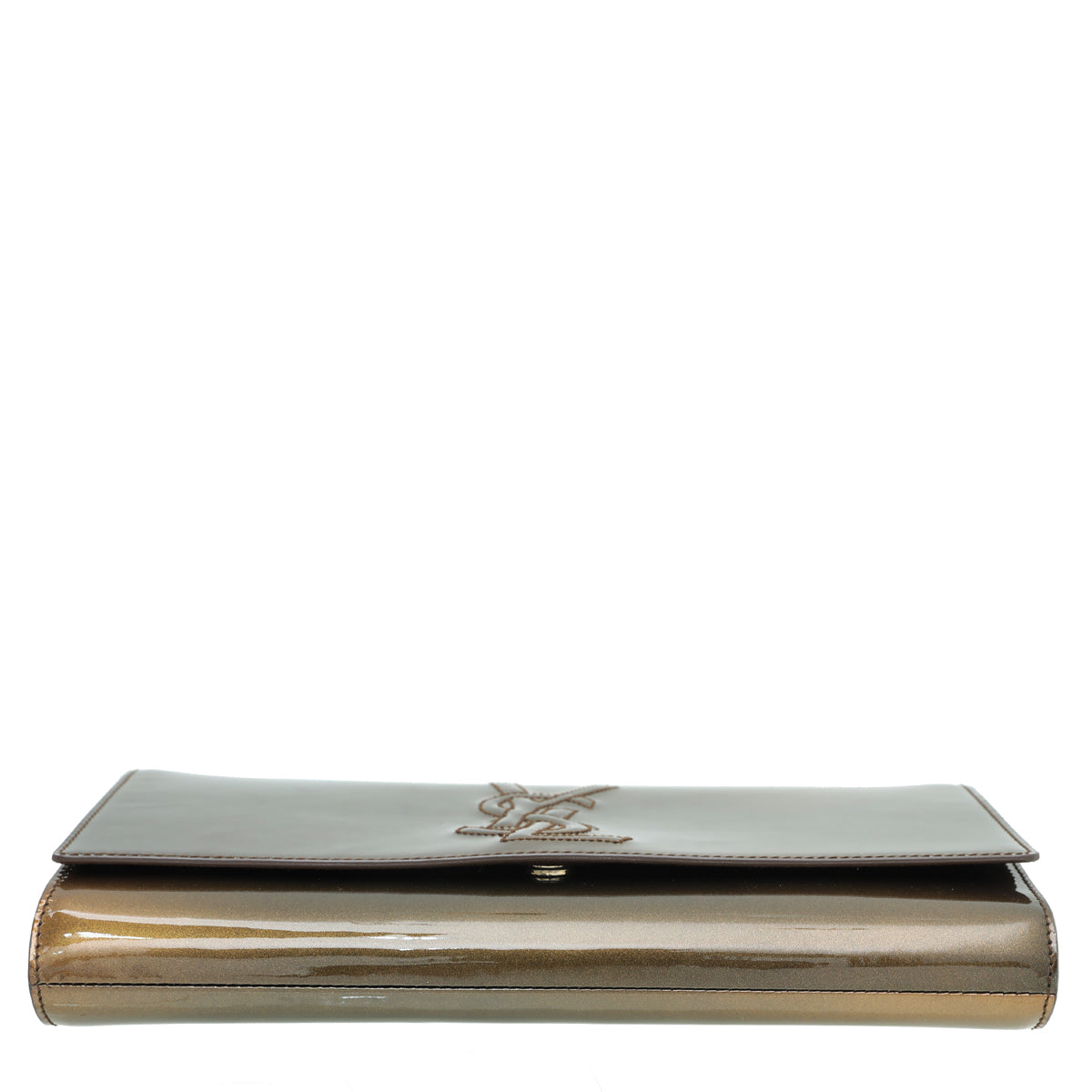 YSL Bronze Monogram Belle De Jour Large Clutch