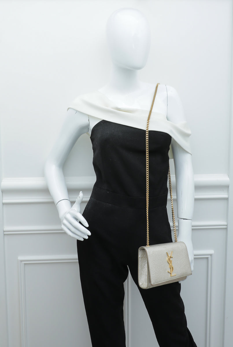 Saint Laurent College medium chain bag for Women - Black in UAE | Level  Shoes
