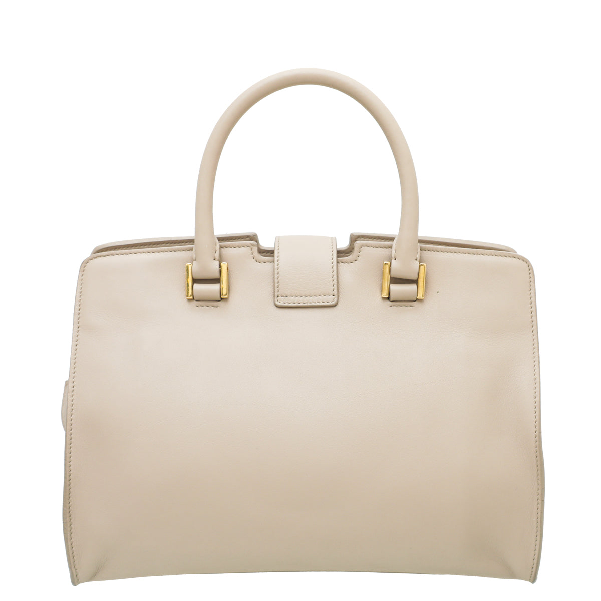 YSL Beige Monogram Cabas Baby Tote Bag-YSL-THE CLOSET