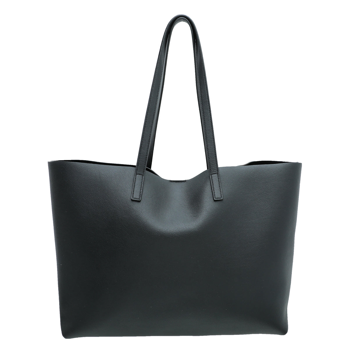 YSL Black E/W Supple Shopping Bag-YSL-THE CLOSET