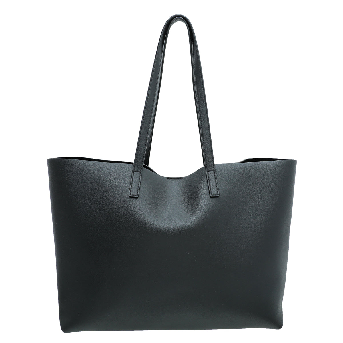 YSL Black E/W Supple Shopping Bag