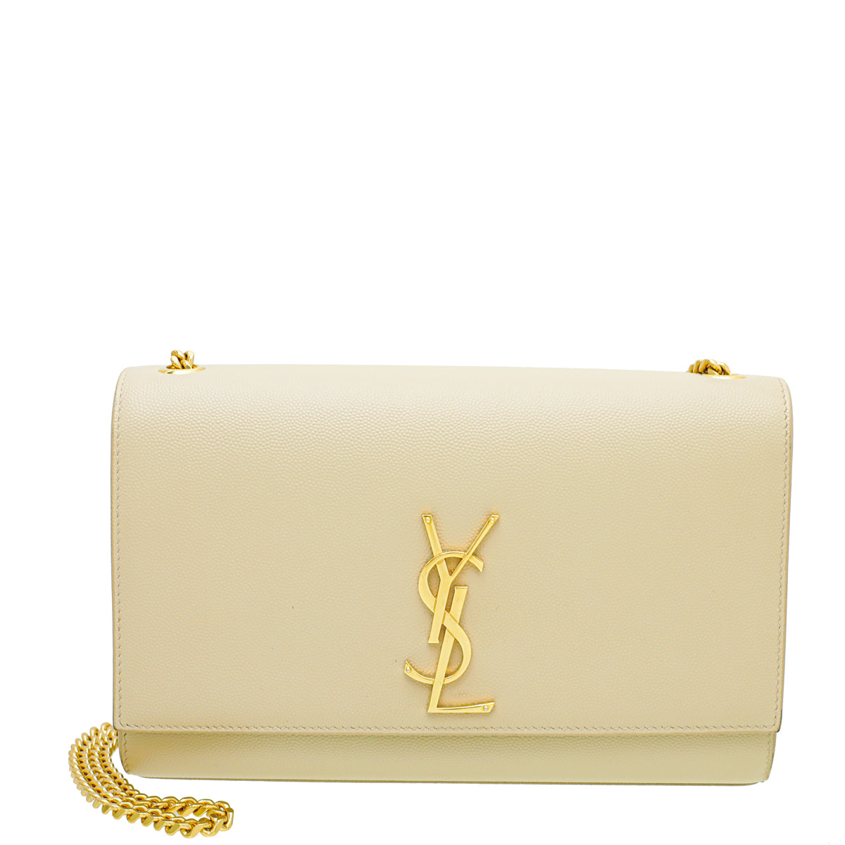 YSL Beige Kate Chain Medium Bag-YSL-THE CLOSET