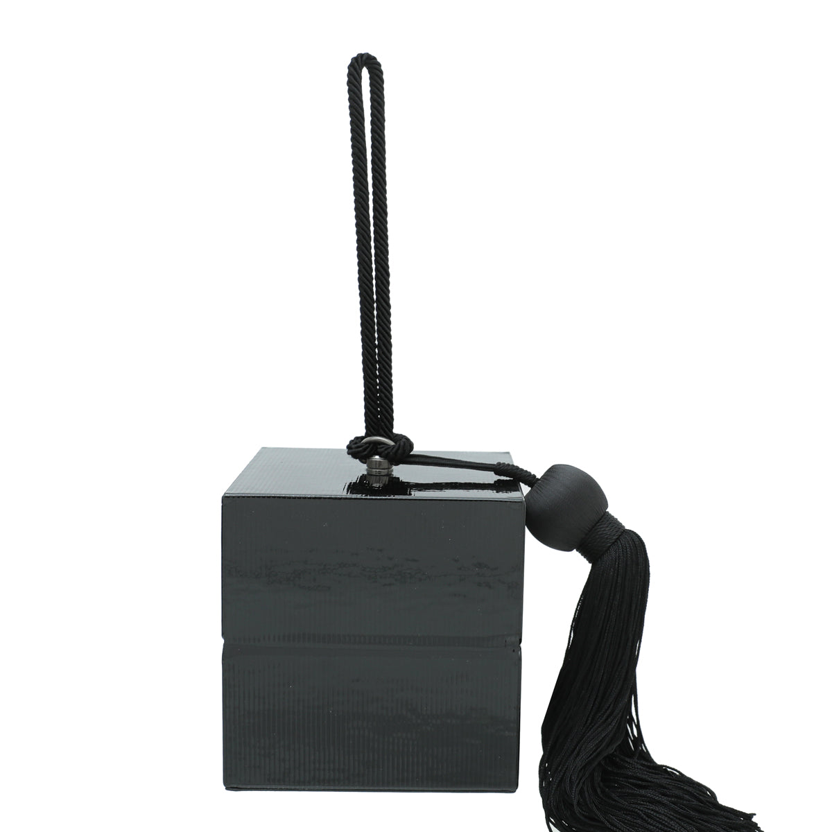 YSL Black Jerry Cube Box Clutch-YSL-THE CLOSET